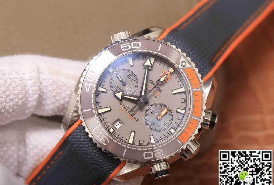 Omega Seamaster 215.92.46.51.99.001 OM Factory 1:1 Best Edition Replica Watch Grey Bezel